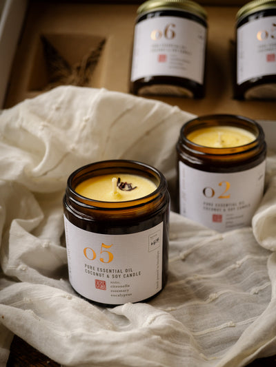 Essential Oil Soy Candle Set